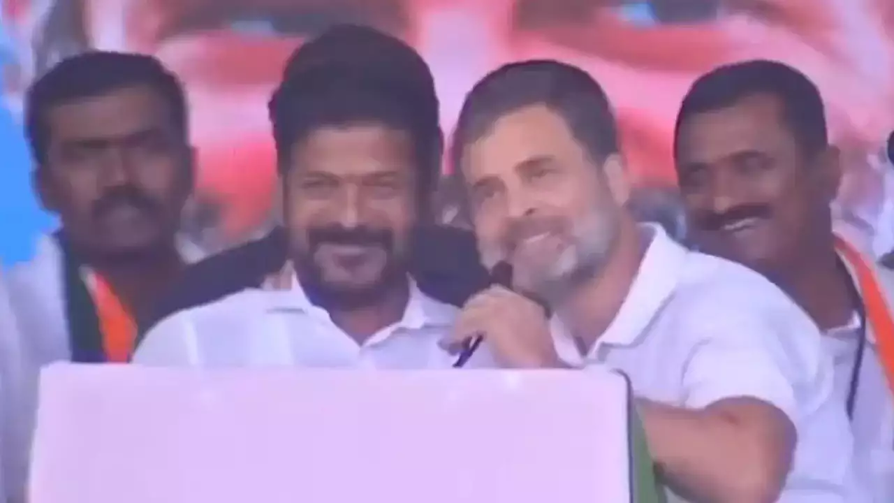 “Bye-bye KCR,” says Rahul Gandhi, confident of a Congress victory in Telangana