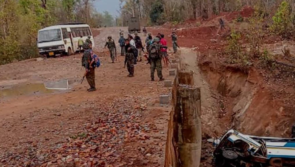 CRPF jawan injured in Maoist IED blast during Chhattisgarh election duty