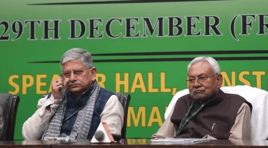 Nitish Kumar takes the helm as President of JDU following Lalan Singh’s resignation