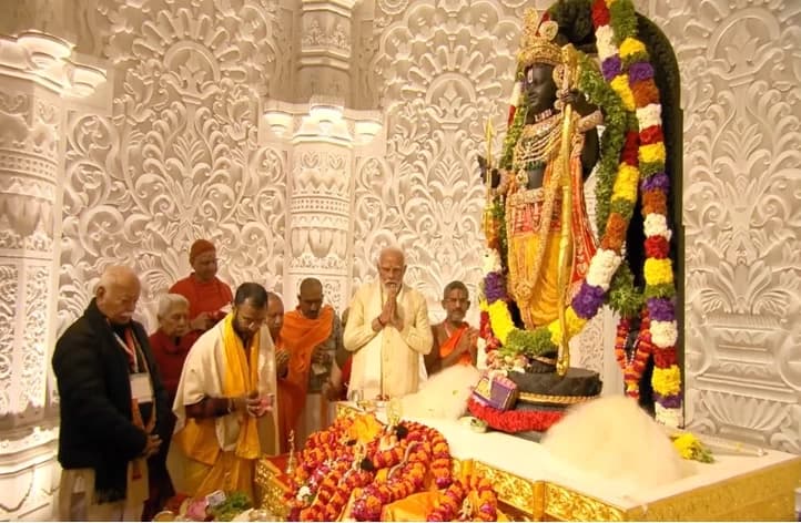 “January 22, 2024, is not just a date, but the beginning of a new era,”: PM Modi at the Ram Mandir consecration ceremony