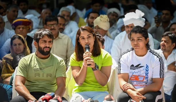 Olympic Wrestlers Threaten to Restart Protests over Brij Bhushan's Son's Appointment