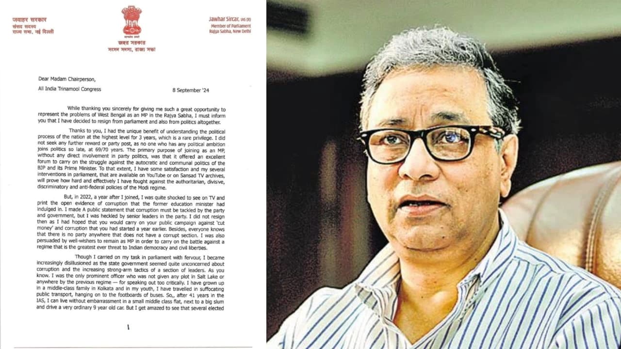 TMC Jawhar Sircar Resigns From Party and Rajya Sabha Amidst RG Kar Row; TMC Insiders Claim He Was Asked To Leave Long Back
