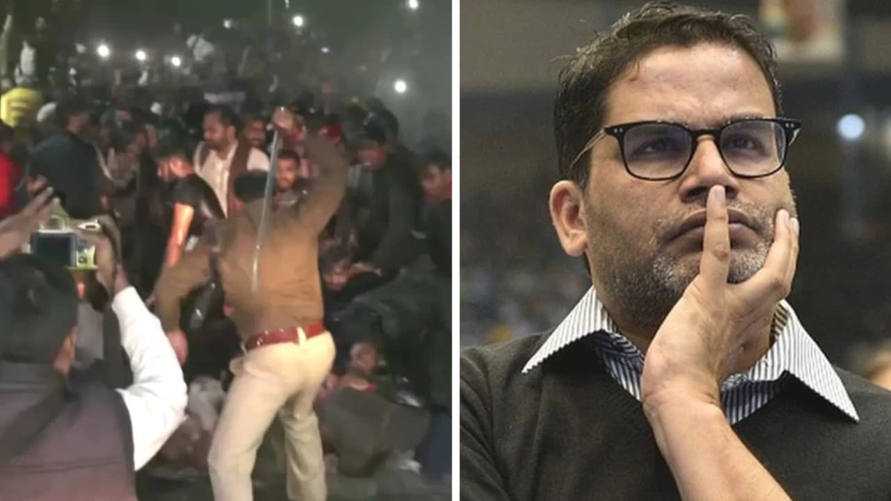 Police Clash with Students Over BPSC Re-Test Demand in Bihar, Case Filed Against Prashant Kishor