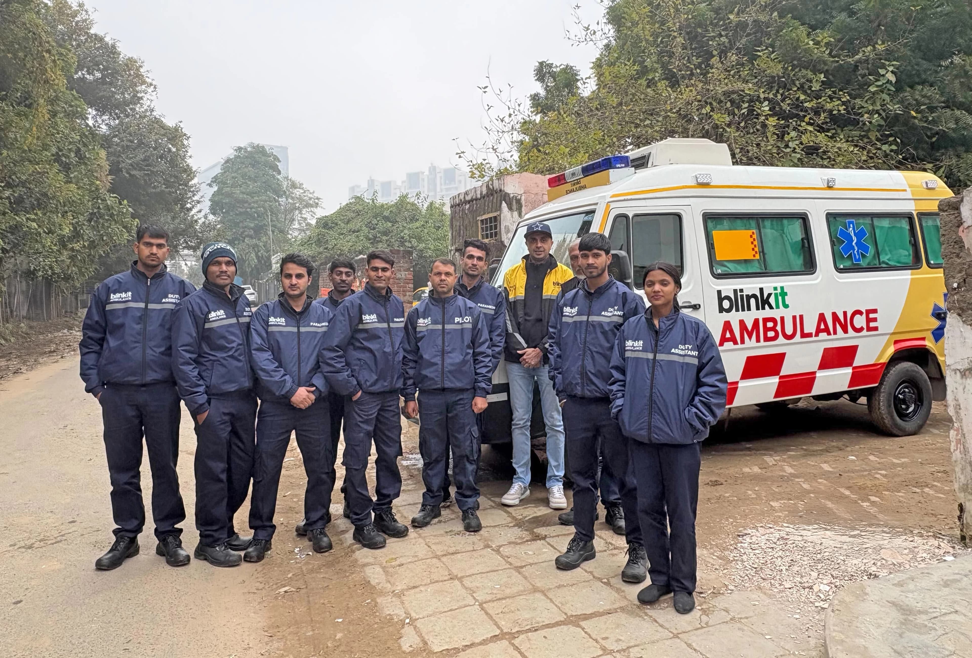 "Providing quick and reliable services...": Blinkit Introduces Rapid Ambulance Service in Gurgaon, Plans Expansion to Other Cities