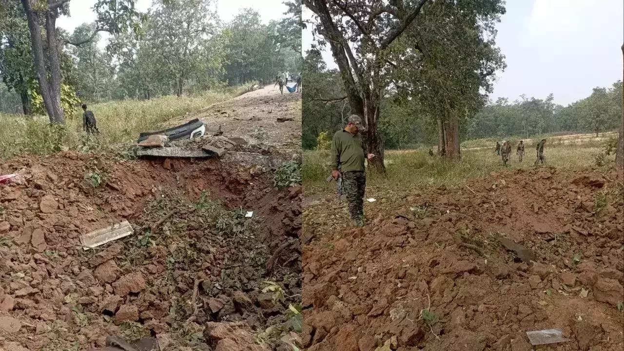 Maoists Detonate 70 kg IED in Chhattisgarh's Bastar Region; 8 Policemen and Driver Killed