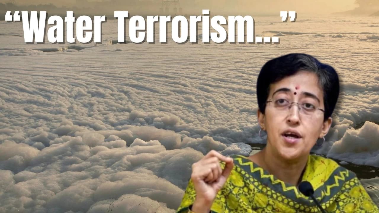 “Water Terrorism…”: Atishi Blames Haryana for Allegedly Contaminating Delhi’s Water Supply; Urges ECI to Intervene