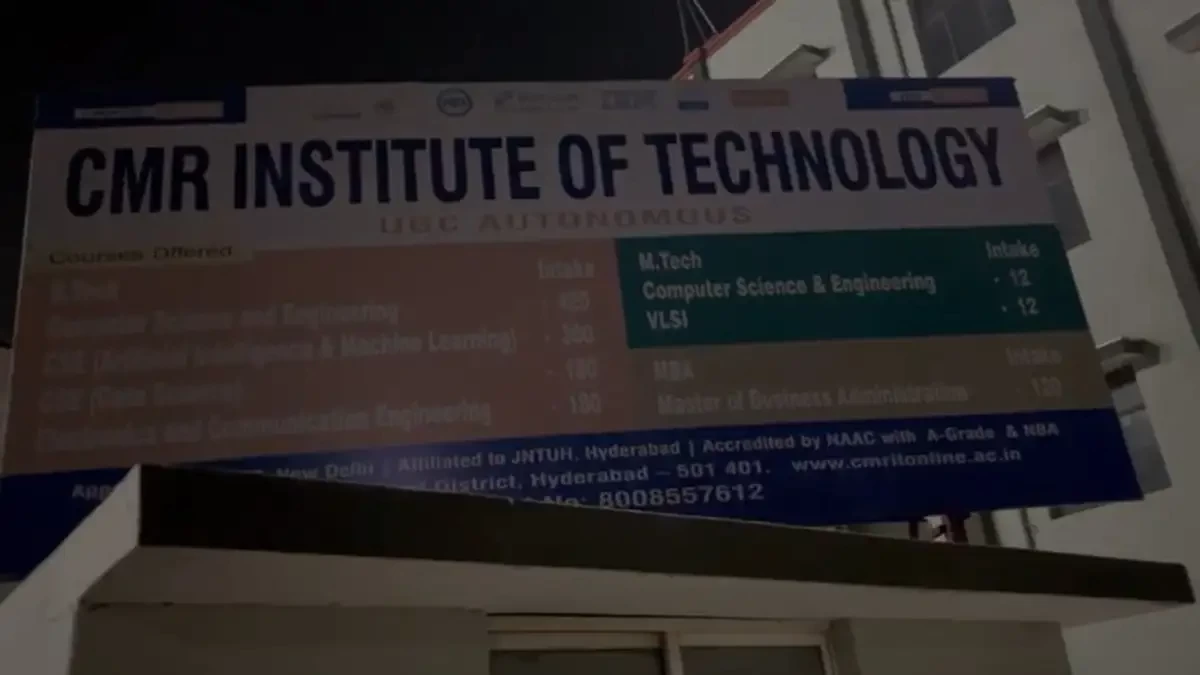 Tension Erupts at CMR Engineering College Over Alleged Inappropriate Video Recording in Girls' Hostel Bathroom