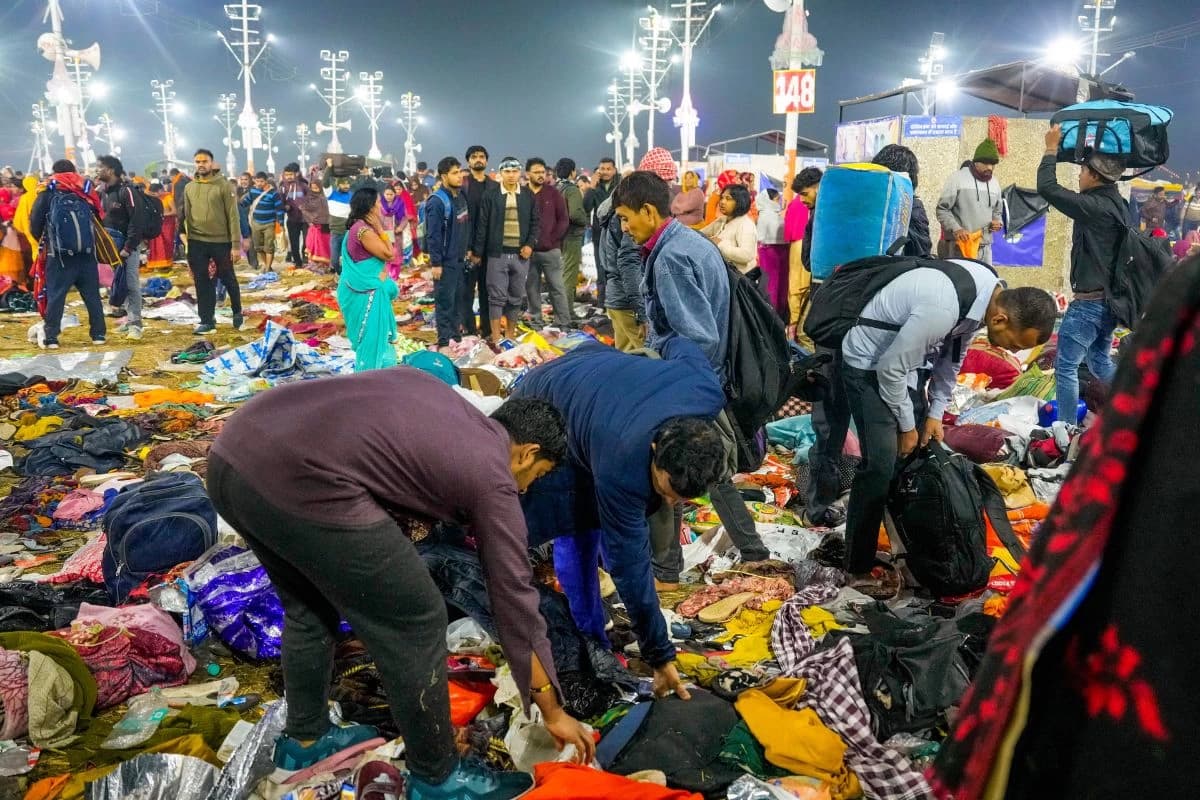 Opposition Walks Out Demanding a Discussion Over Maha Kumbh Stampede as FM Sitharaman Presents Union Budget 2025