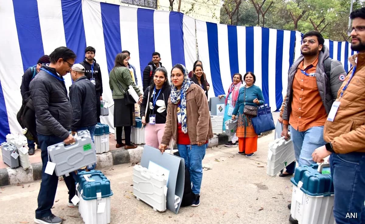 Delhi Assembly Elections: Voting Underway, Security Tightened at Borders