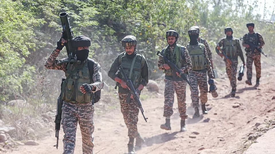 Three Terrorists Killed in J&K’s Kishtwar; Operations Continue in Udhampur