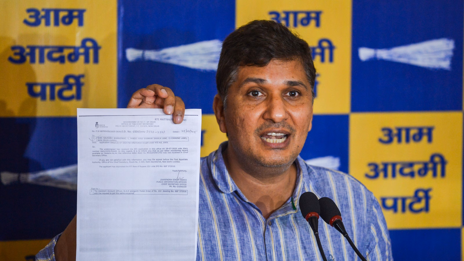 ED Raids AAP Leader Saurabh Bharadwaj’s Residence Over Alleged Hospital Construction Scam