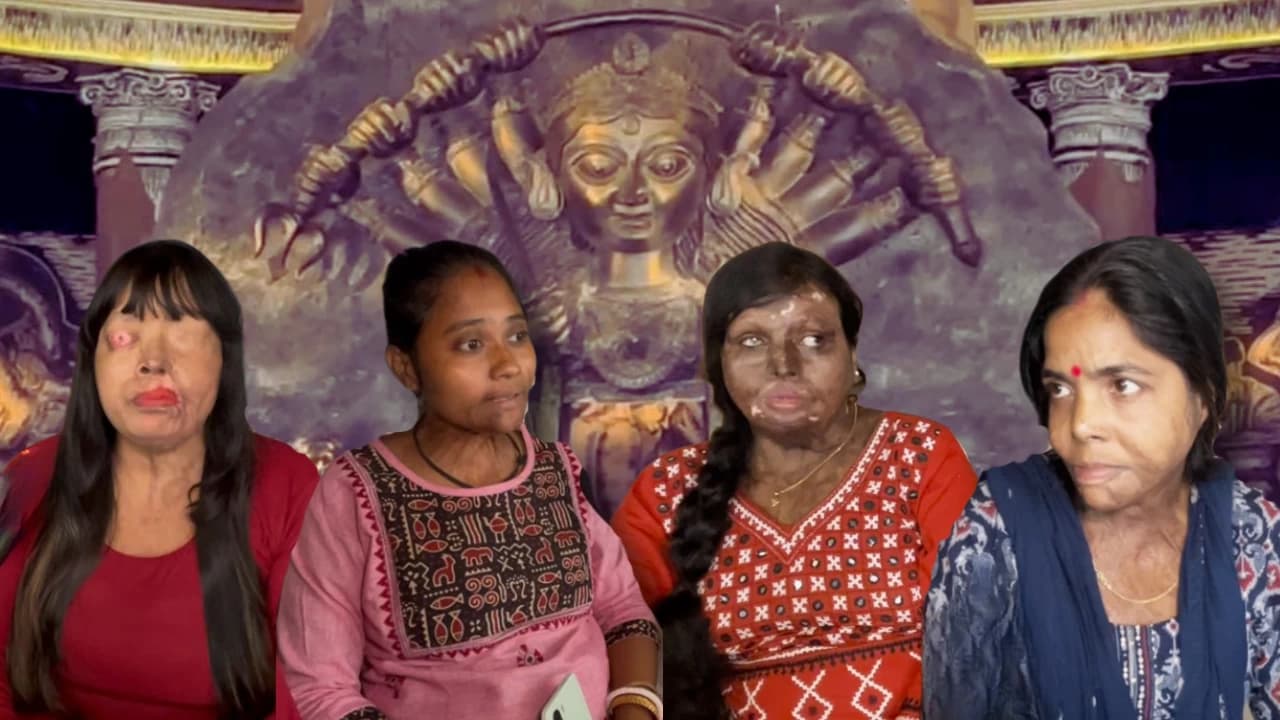 “Dahan”: Kolkata Durga Puja Pandal Spotlights Pain and Power of Acid Attack Survivors