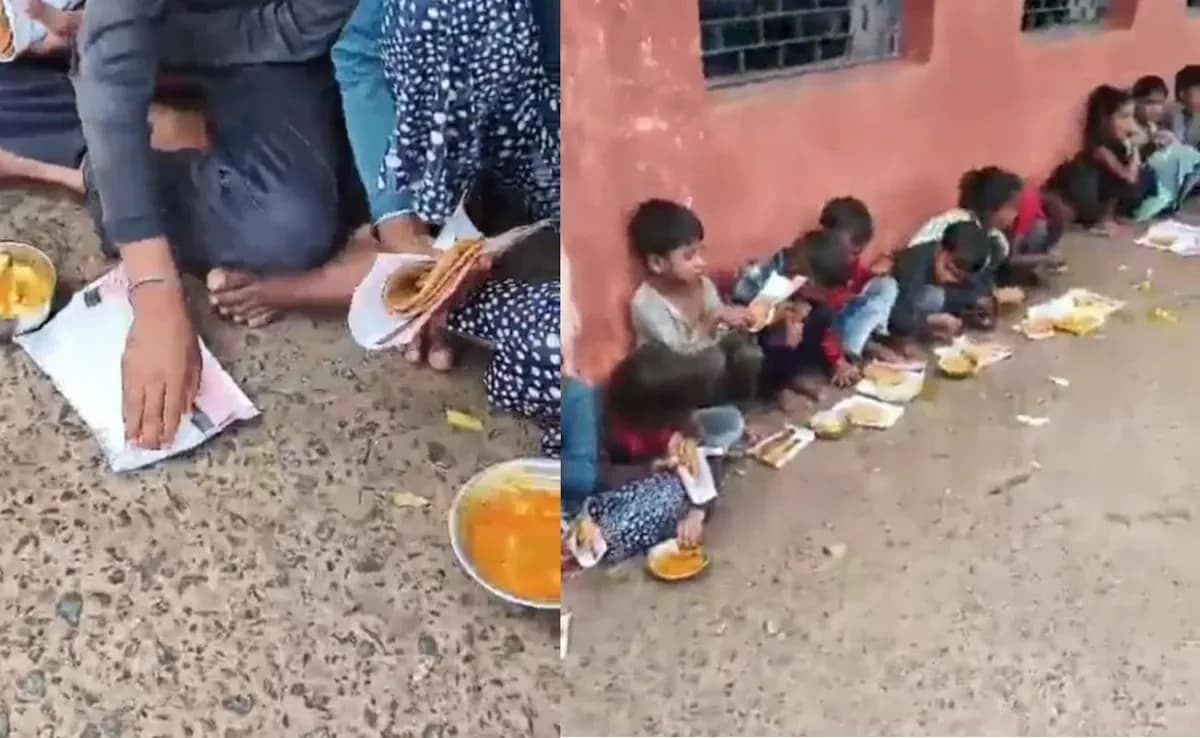 Madhya Pradesh School Official Suspended After Students Served Mid-Day Meals on Scrap Paper